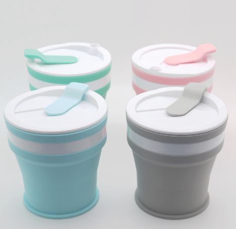 硅膠折疊水杯 硅膠折疊水杯